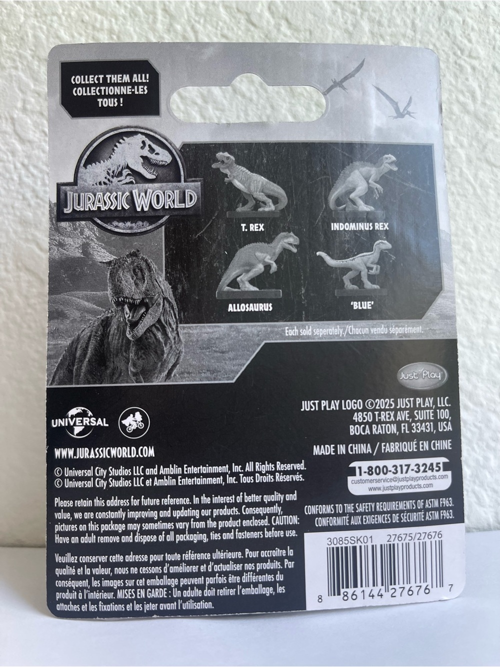 Jurassic World Tyrannosaurus Rex mini-figure Dinosaur Toy, T-Rex - Picture 2 of 3